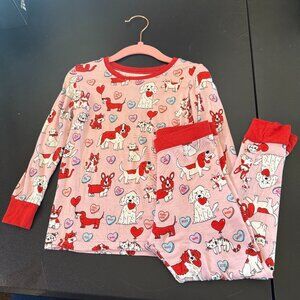 Little Sleepies Dog and Cat Furever Valentines Day PJs PLAY/FAIR Condition